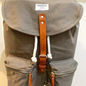 NWT! SANDQVIST Stockholm Roald Backpack, Gray